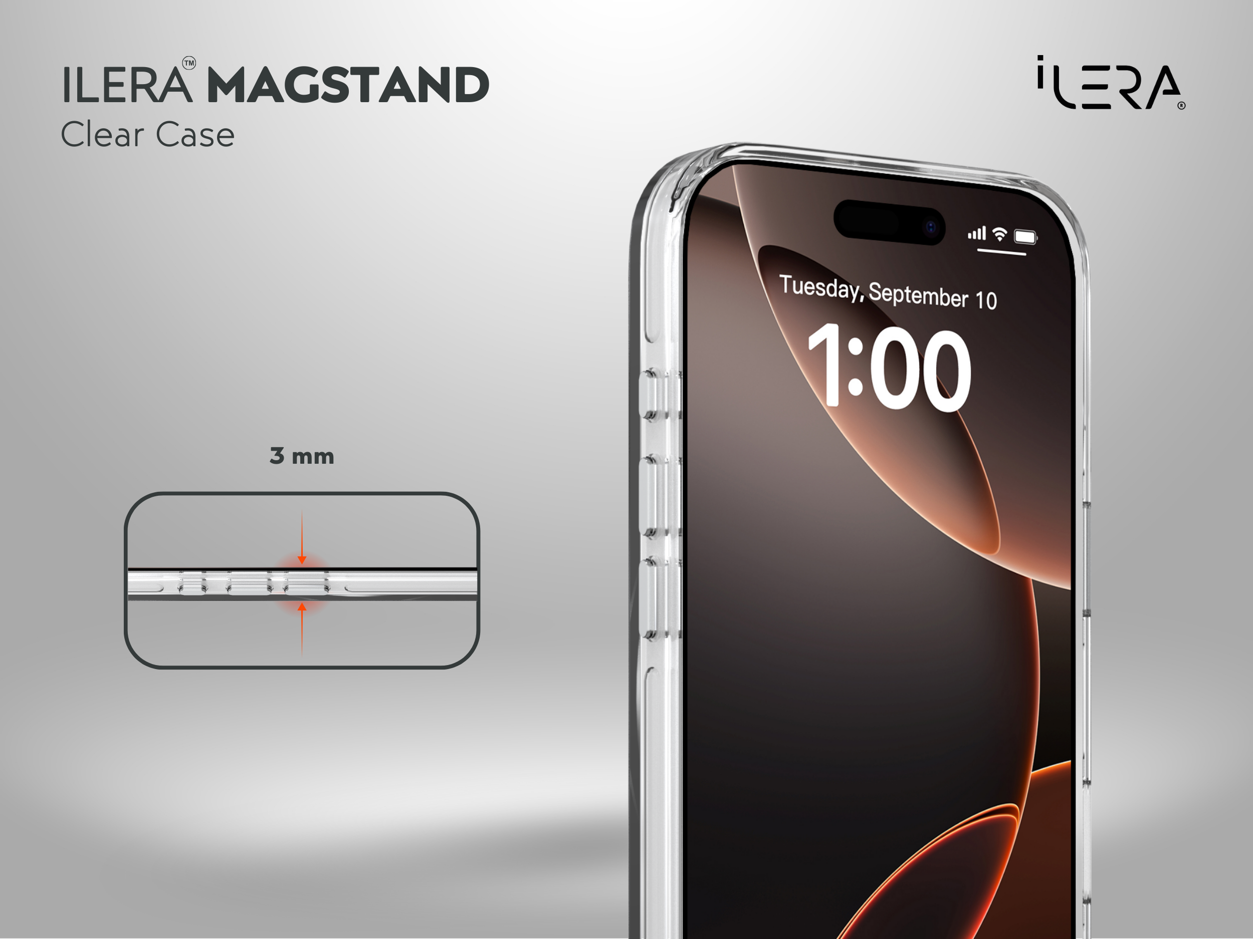 MagStand Clear Case