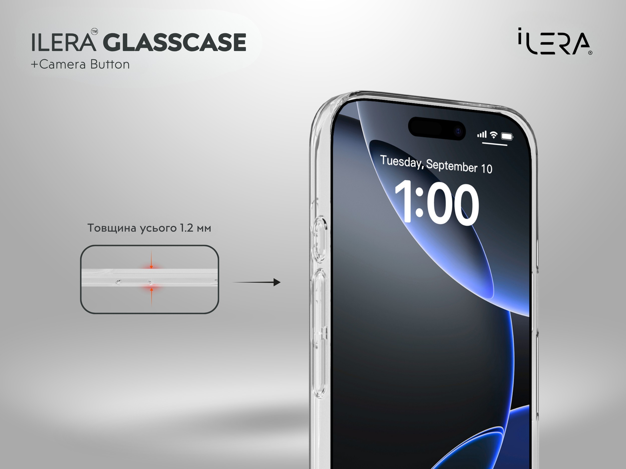 GlassCase + Camera Button