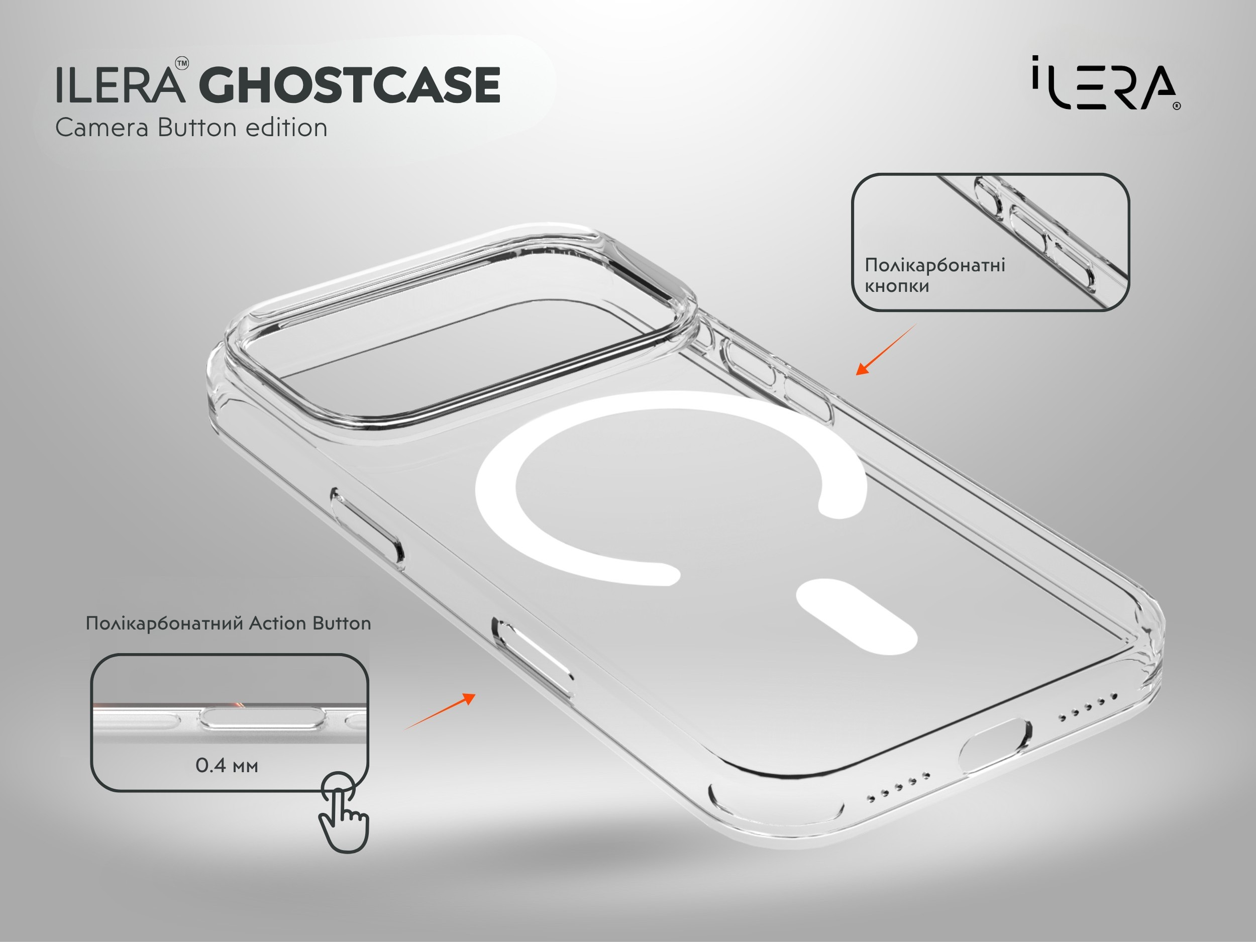 GhostCase Camera Button edition 1 mm