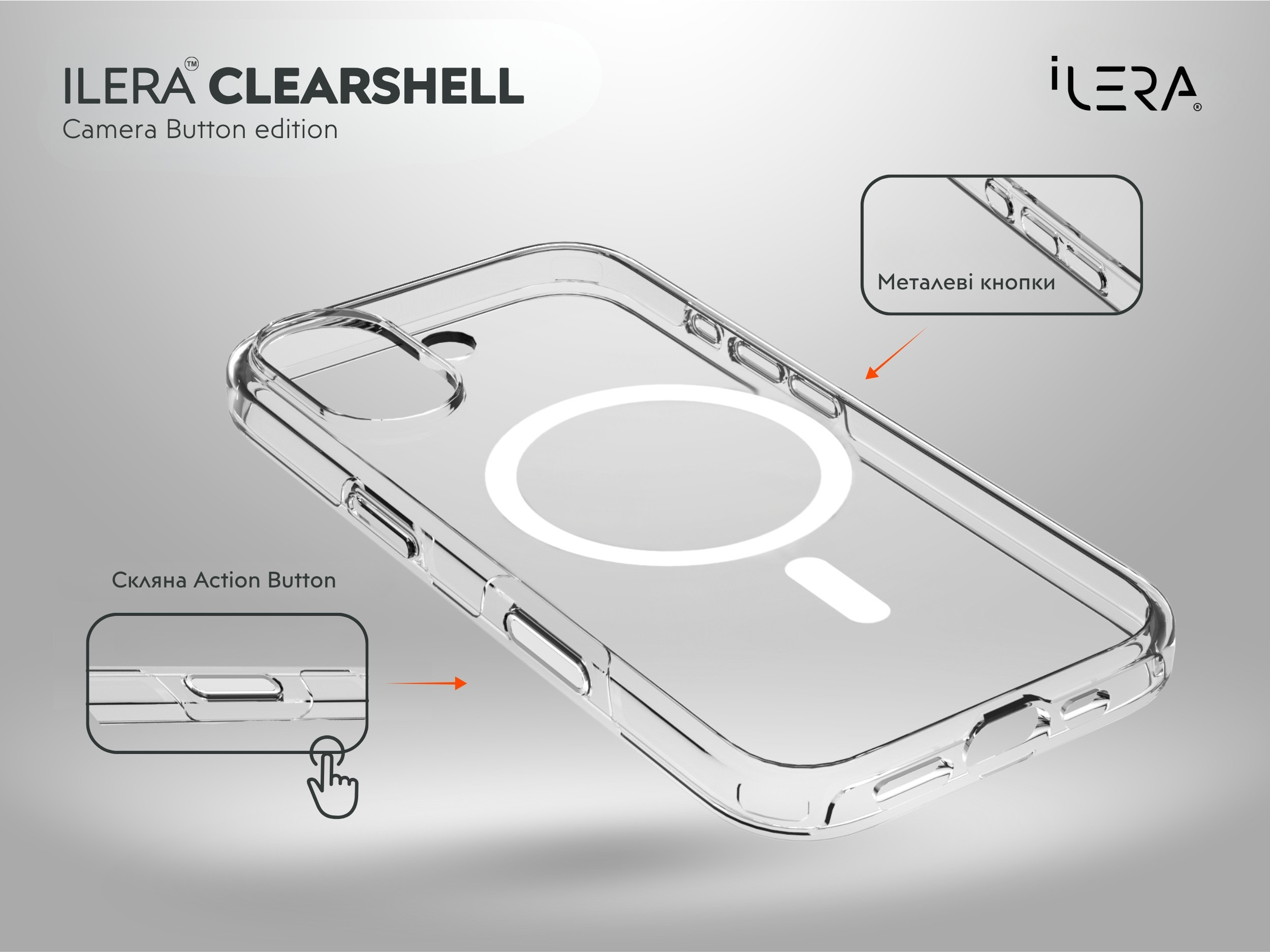 ClearShell Camera Button edition 2 mm