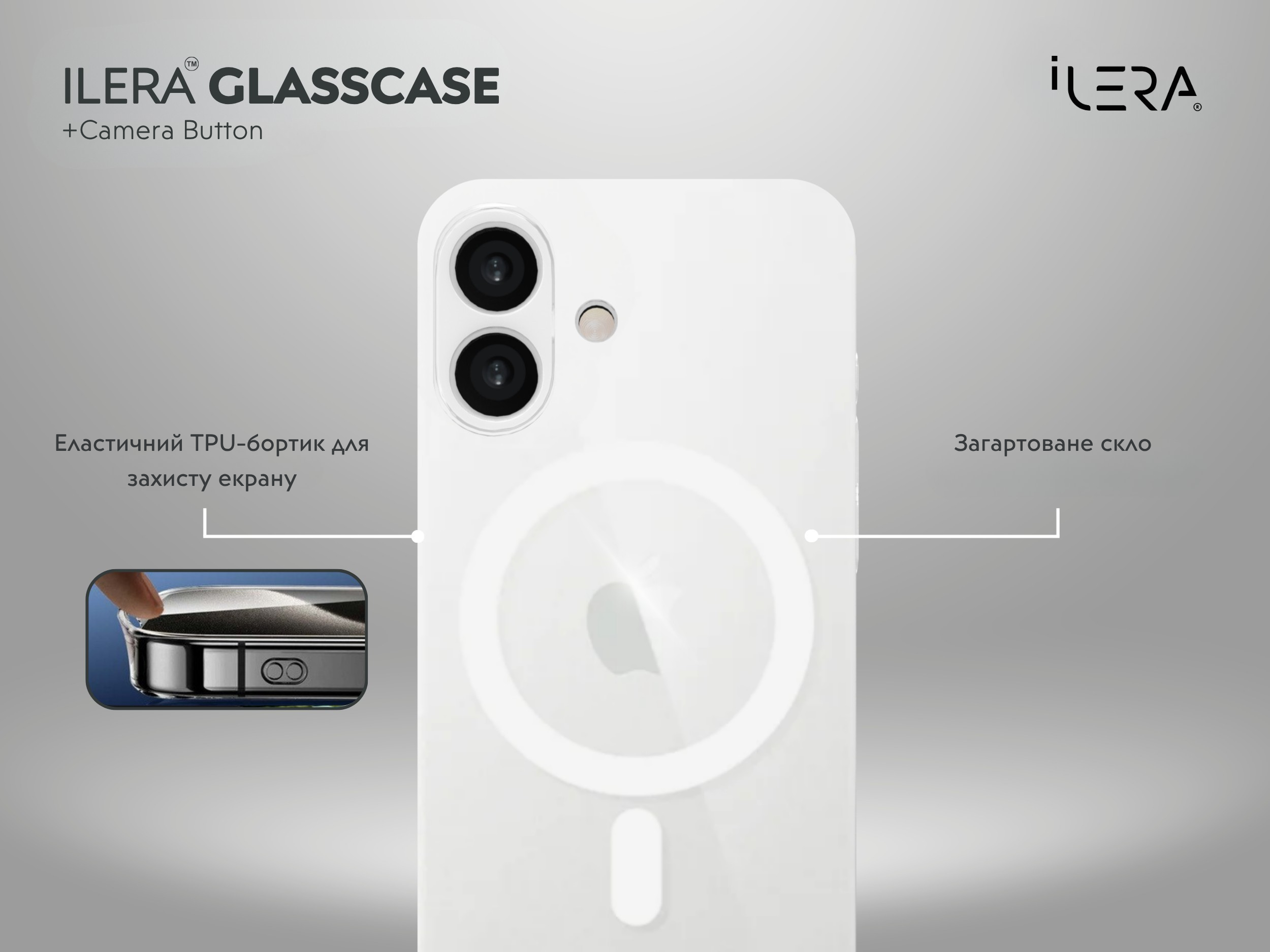 GlassCase + Camera Button