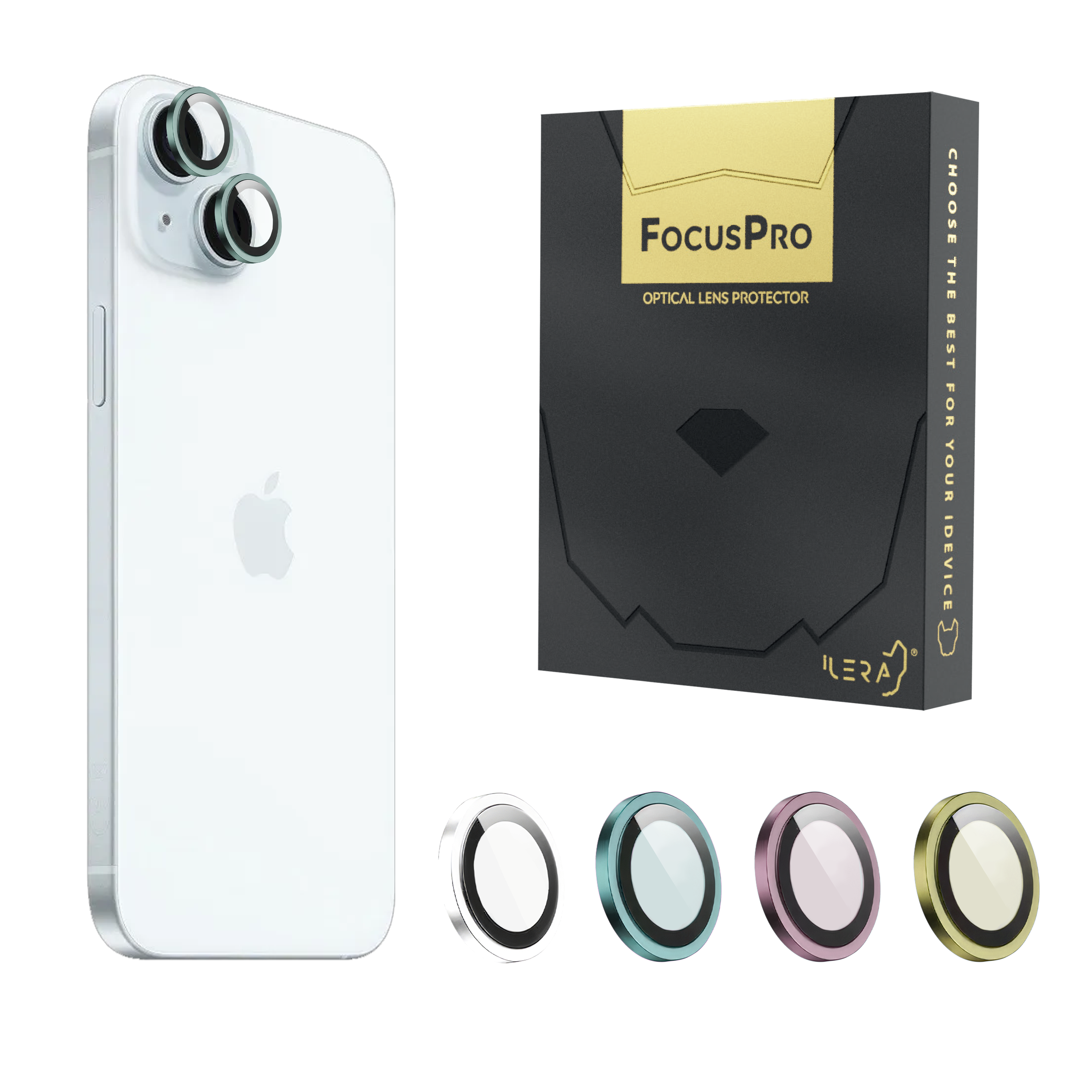 FocusPro Lens for camera iP 15 / 15 Plus, Blue